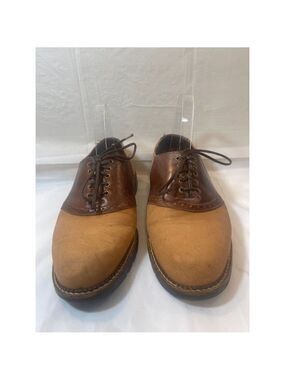 H.S. Trask size 9 Men's Brown Leather Lace Up Oxford Shoes